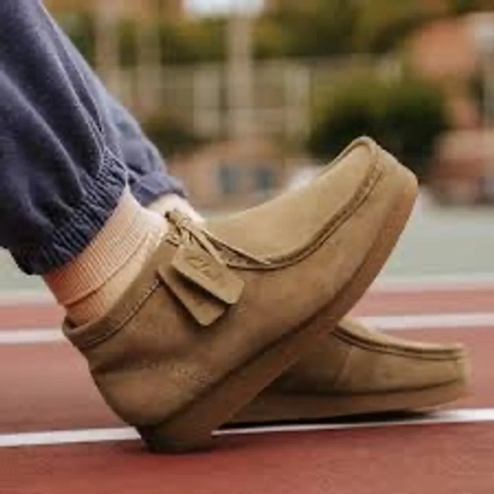 Clarks‎ Shacre Boot Mens 11 Dark Sand Suede Moc Toe Wallabee Chukka 261594387100
